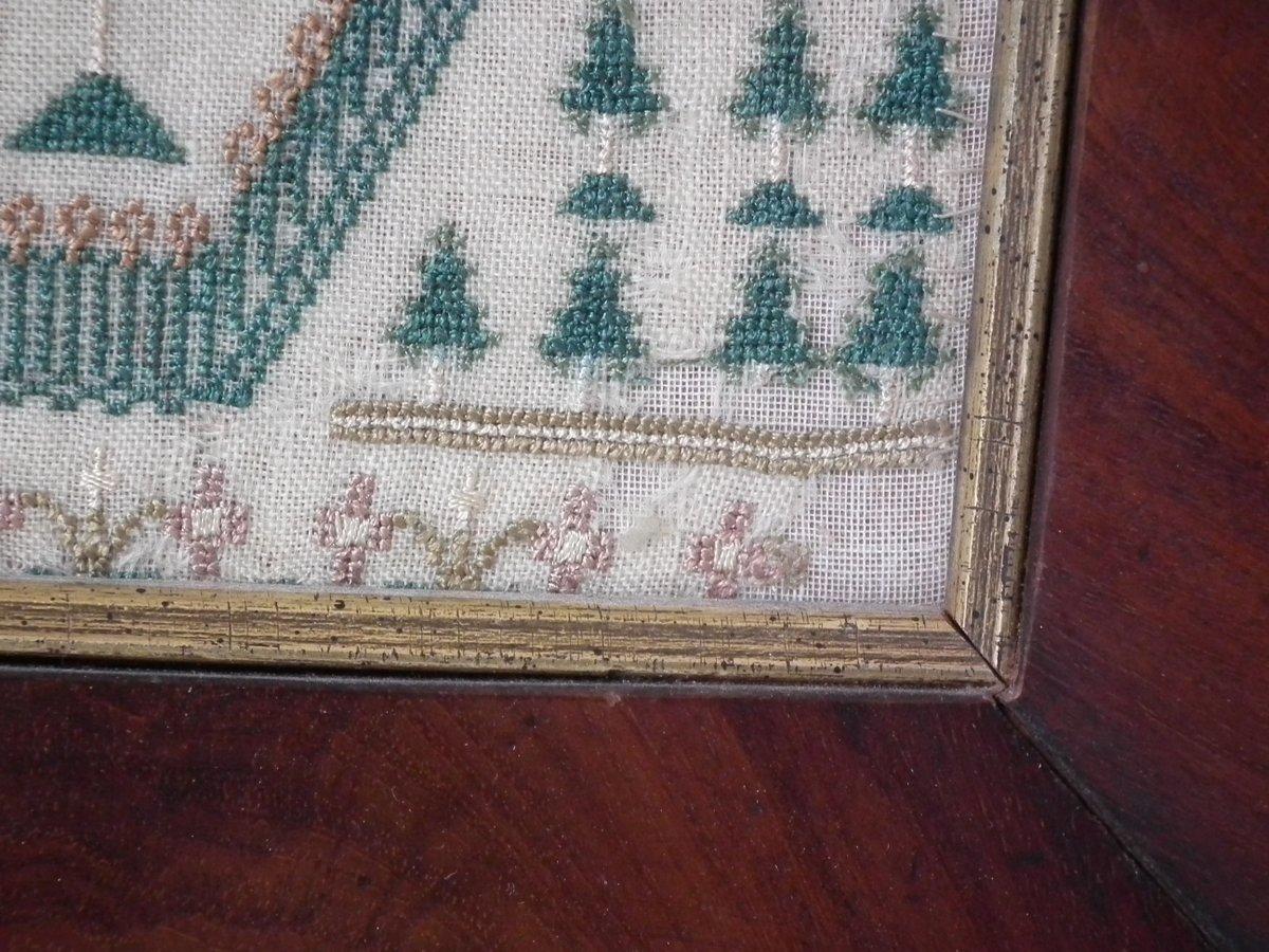 Antique Sampler, 1828, Jane Susannah Randall 9