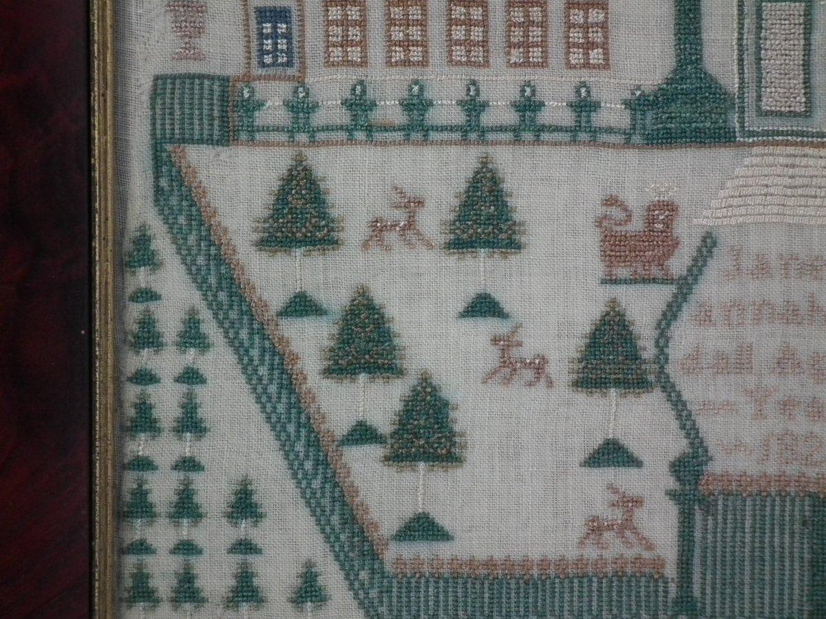 Antique Sampler, 1828, Jane Susannah Randall 2