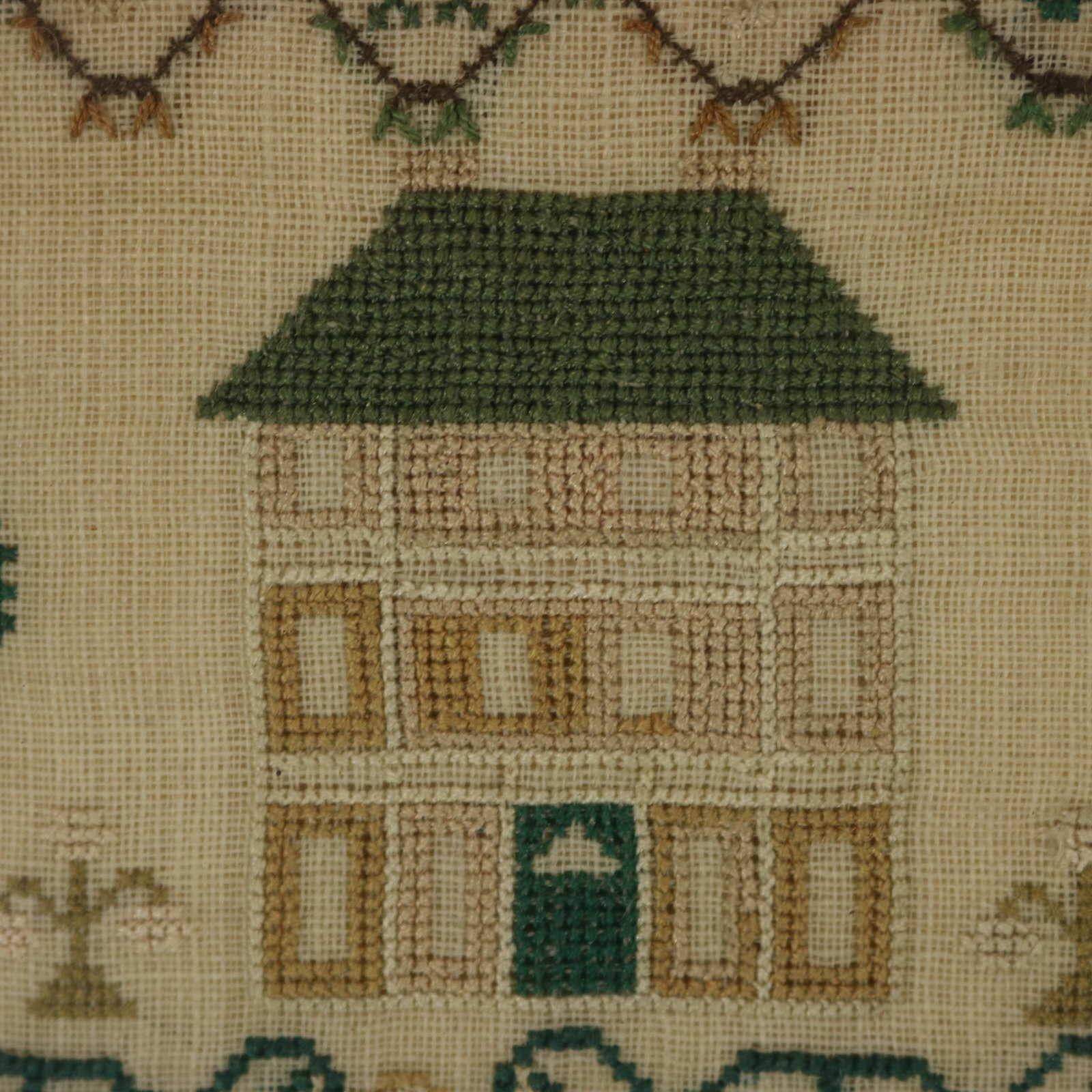 Antique Sampler, 1831, By Emma Arthey 4