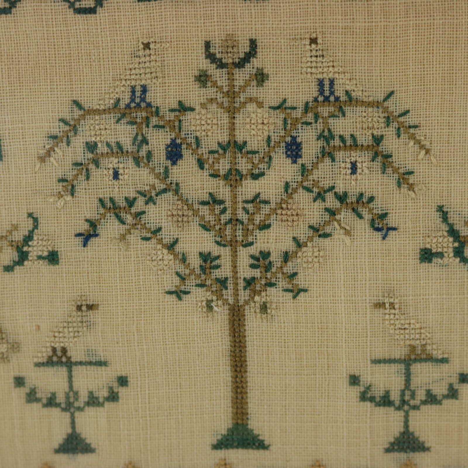 Antique Sampler, 1831, By Emma Arthey 6