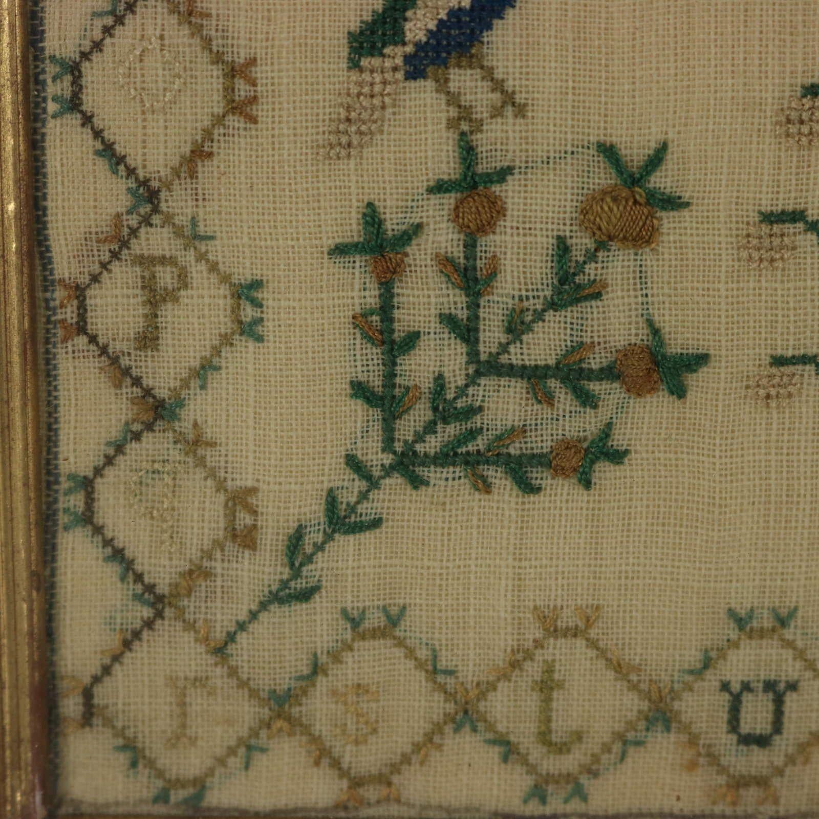 Antique Sampler, 1831, By Emma Arthey 1