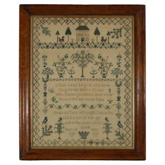 Antique Sampler, 1831, By Emma Arthey