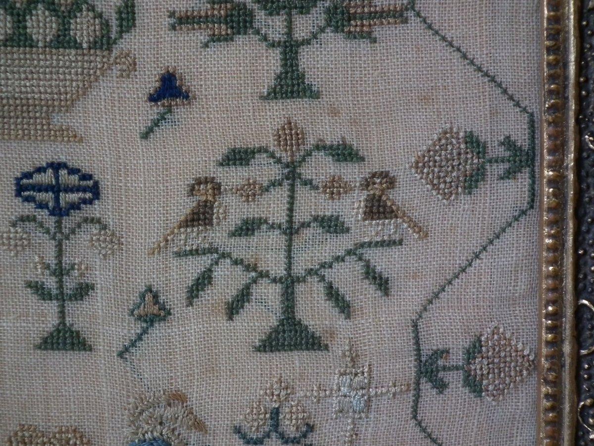 Antique Sampler, 1832 by Mary Lewis 7