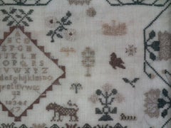 Antique Sampler, 1832, by Sarah Pountain