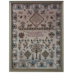 Antique Sampler, 1832, by Sarah Pountain