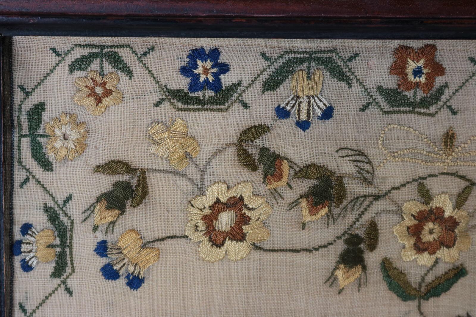 Antique Sampler, 1834, by Hannah Prince Aged 13 1