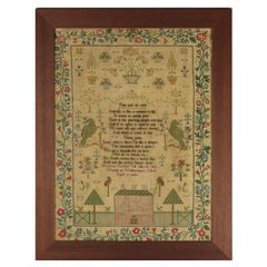 Antique Sampler, 1837, by Marianne Butland Gill