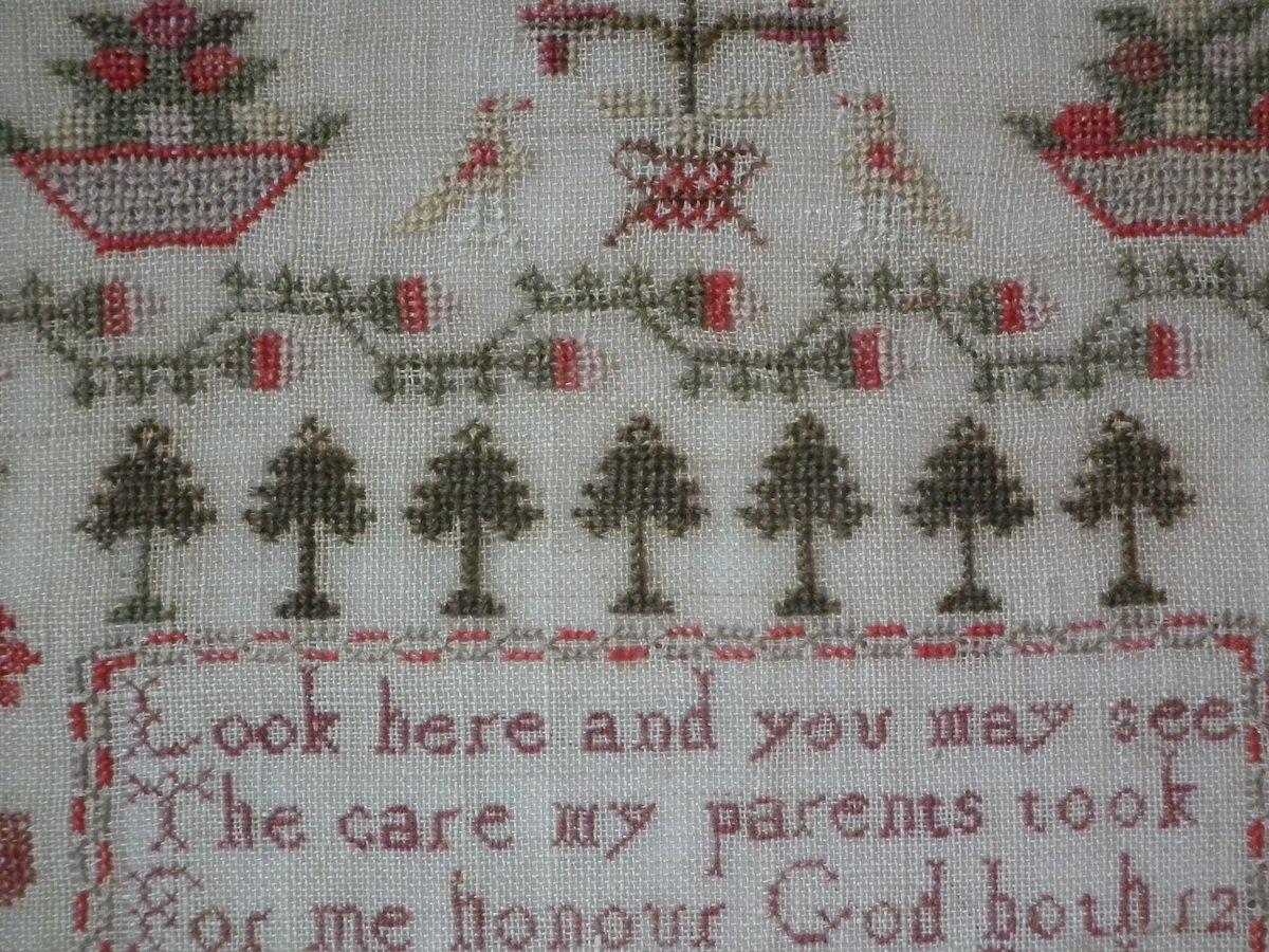 Antique Sampler, 1838, Mary Routh 5