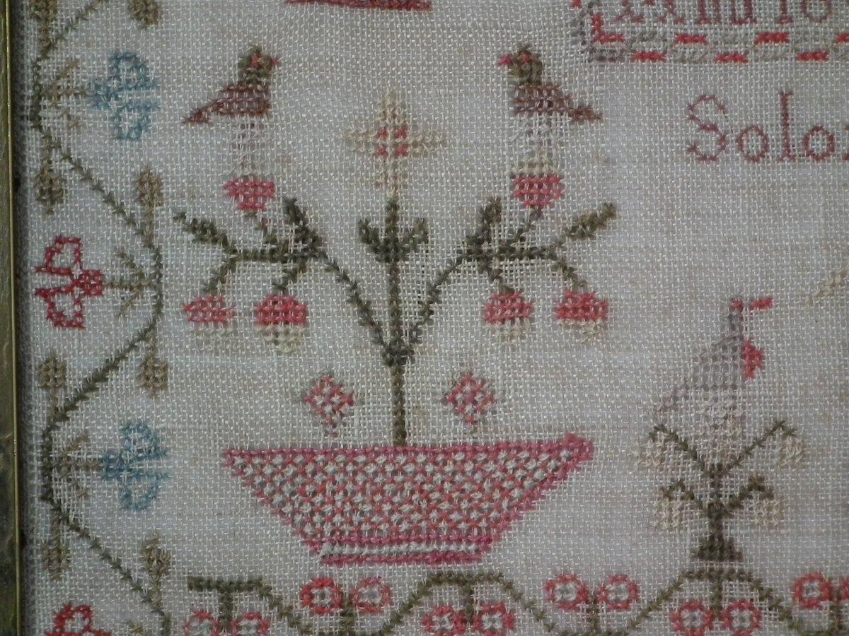 Antique Sampler, 1838, Mary Routh 7