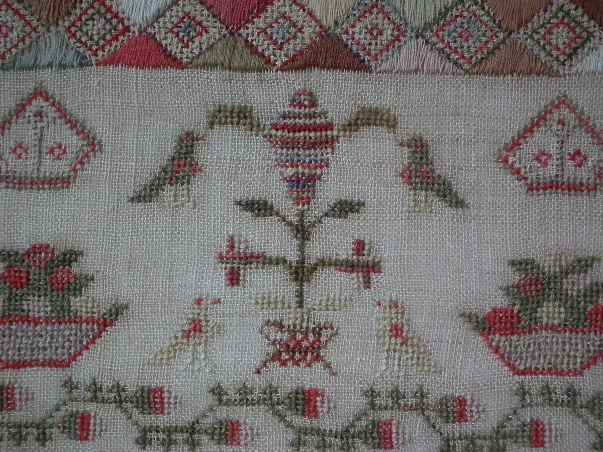 Antique Sampler, 1838, Mary Routh 8