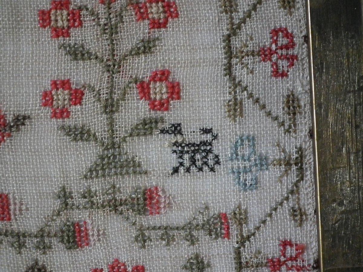 Mid-19th Century Antique Sampler, 1838, Mary Routh