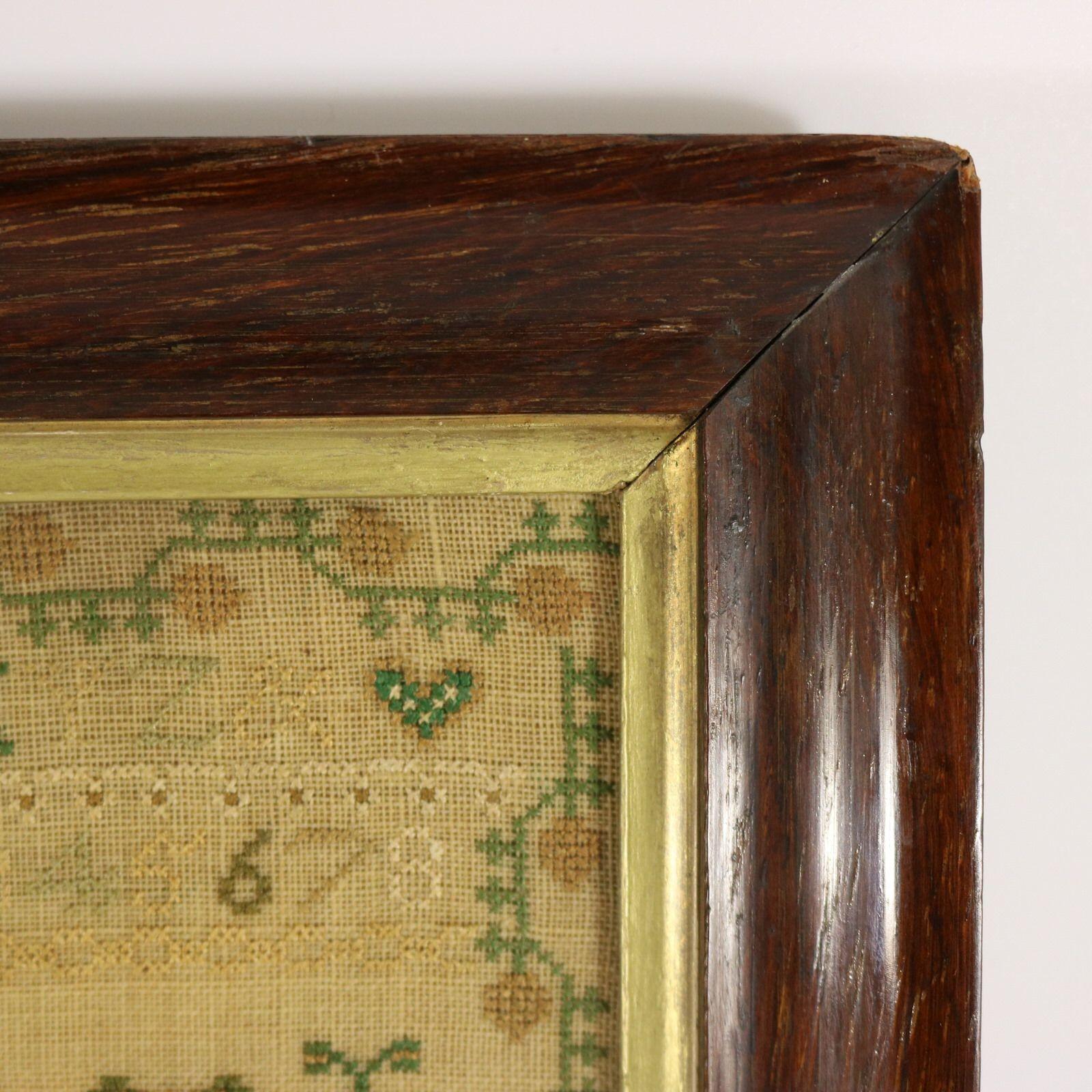 Antique Sampler, 1849, by Jane Joslin For Sale 10