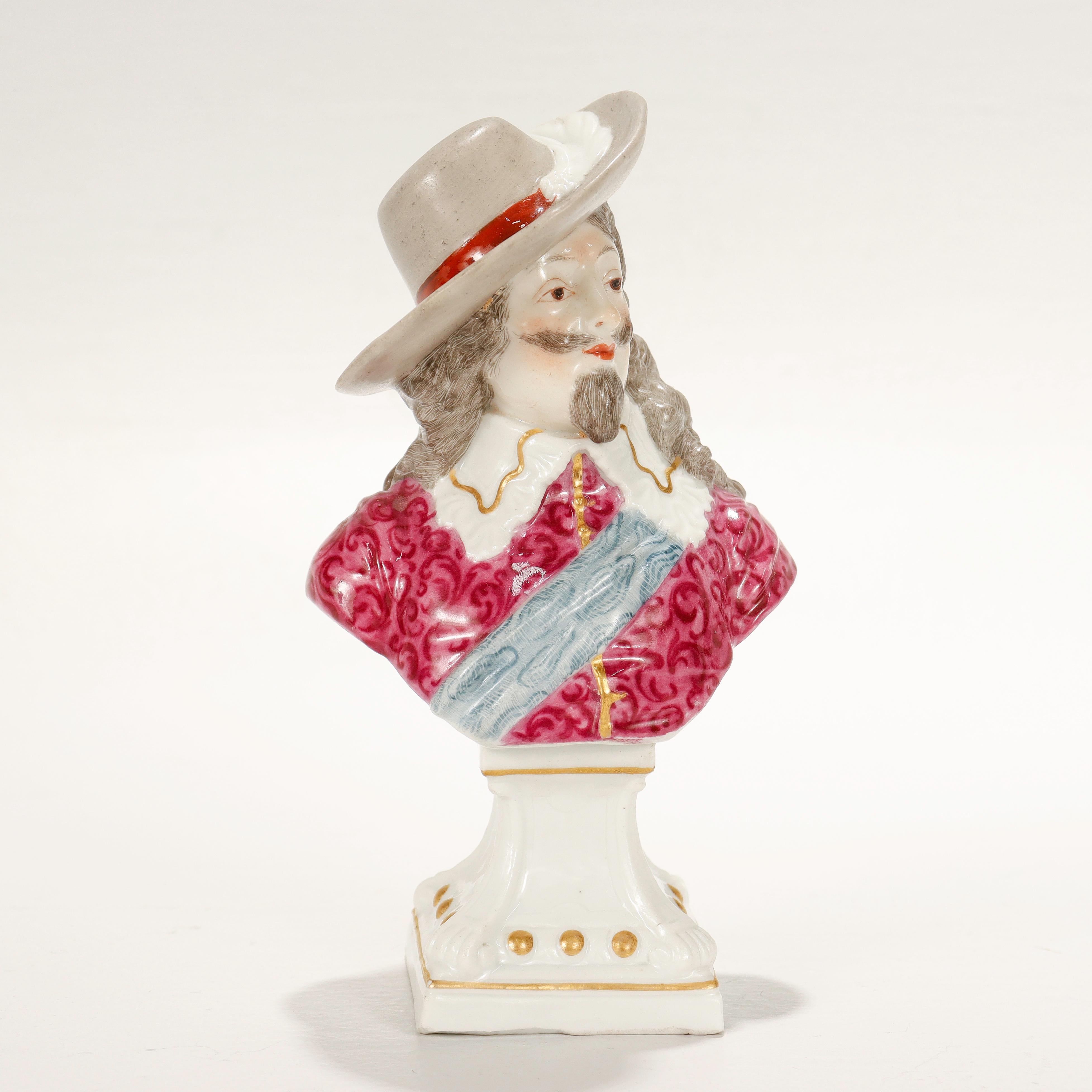 Antique Samson Porcelain Figurine of a Nobleman or Prince In Good Condition For Sale In Philadelphia, PA