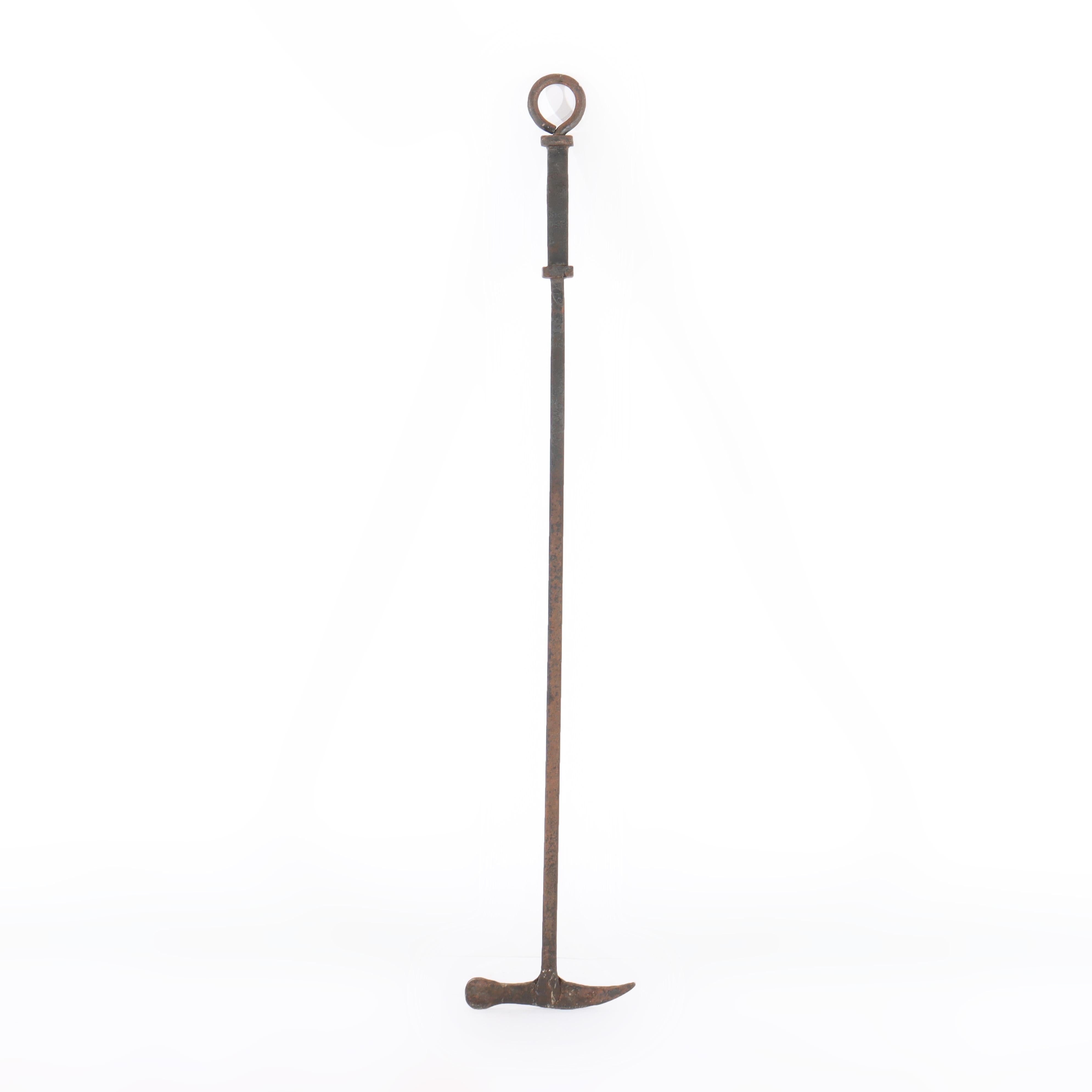 Antico set di utensili per caminetto in ferro battuto della scuola Samuel Yellin, 1920 ca. in vendita 4