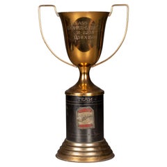 Antique "San Jose Pistol Club" Brass Trophy c.1939