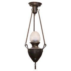 Antique Sanctuary Pendant Light Fixture circa 1900