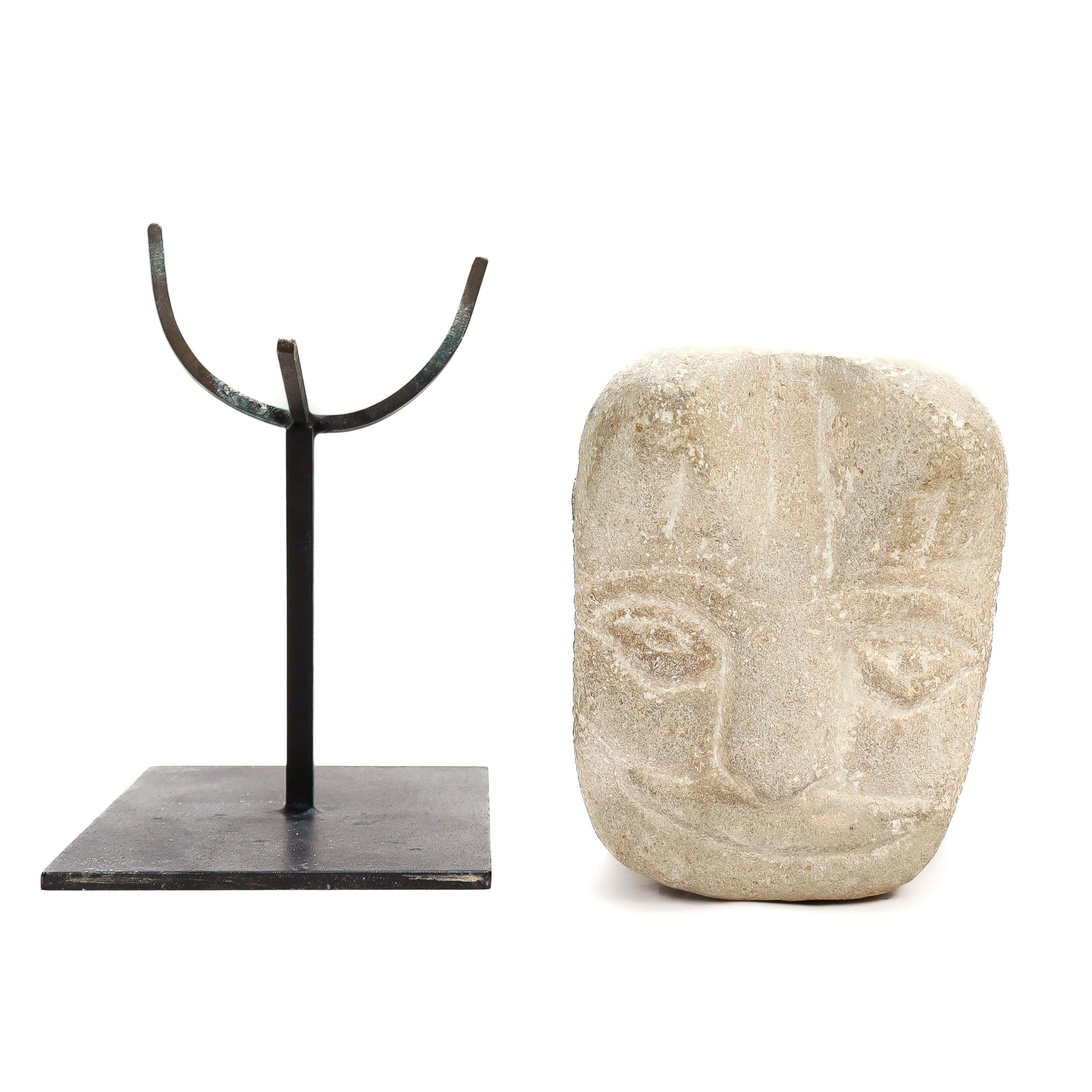 Antique Sandstone Cat Fountainhead or Capital Architectural Fragment For Sale 6