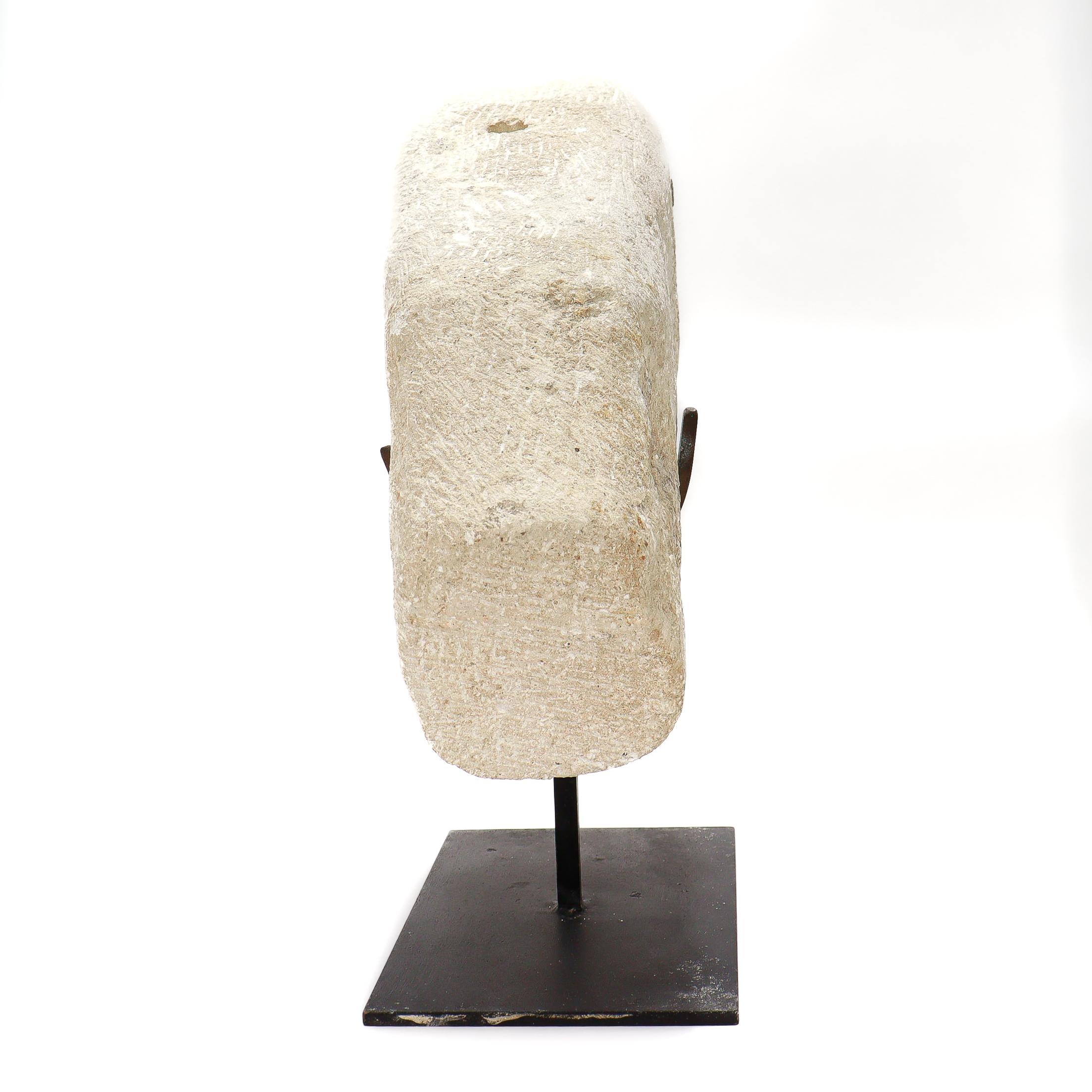 20th Century Antique Sandstone Cat Fountainhead or Capital Architectural Fragment For Sale