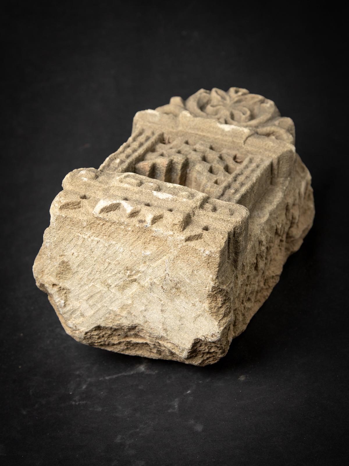 Antique sandstone Indian temple from India from 19 Century - OriginalBuddhas For Sale 3