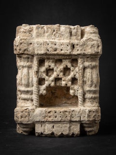 Antique sandstone shrine from India