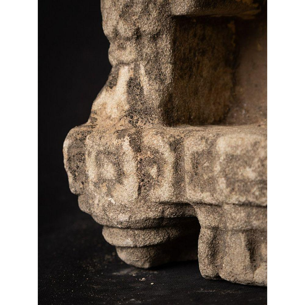 Antique sandstone shrine from India from India For Sale 8