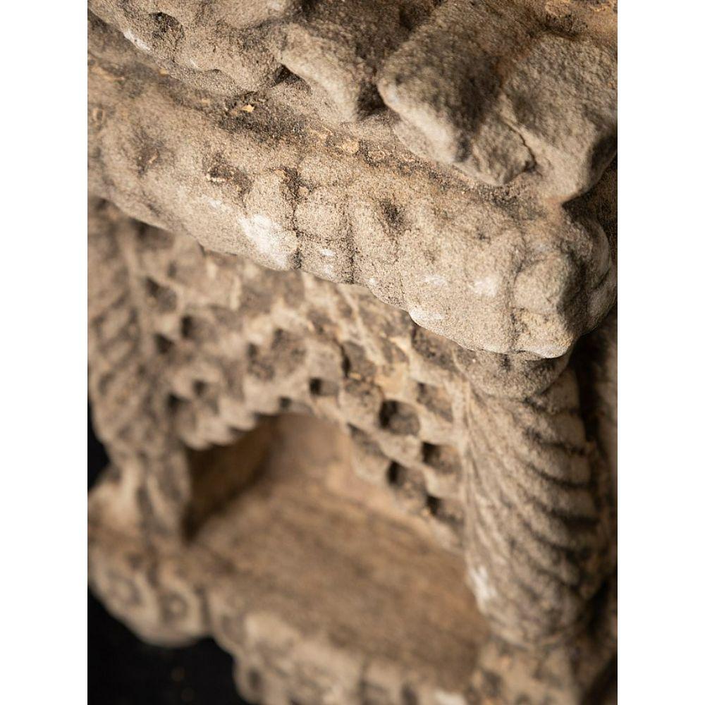 Antique sandstone shrine from India from India For Sale 12