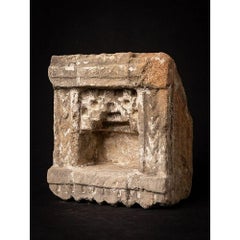Antique sandstone shrine from India from India