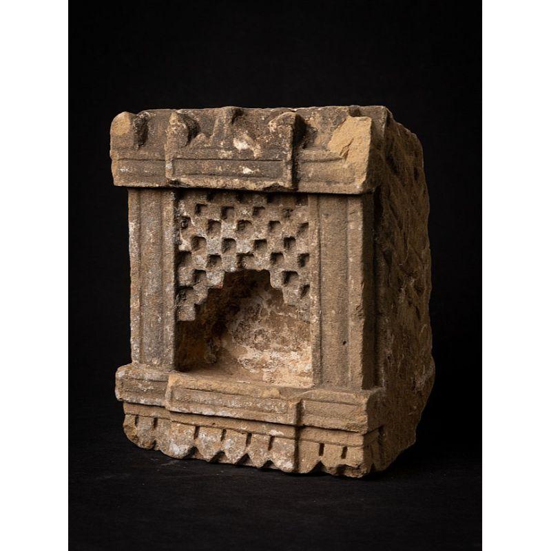 Indian Antique Sandstone Shrine from India from India For Sale
