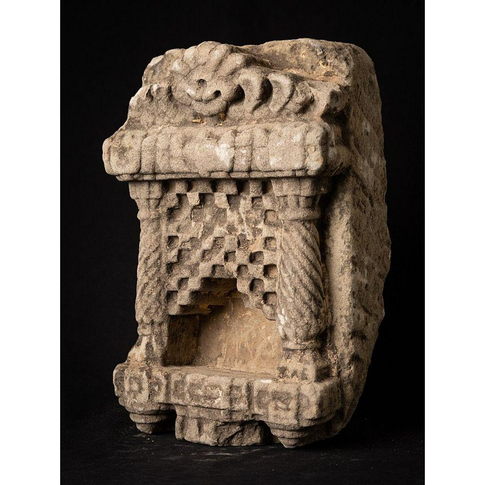 Indian Antique sandstone shrine from India from India For Sale
