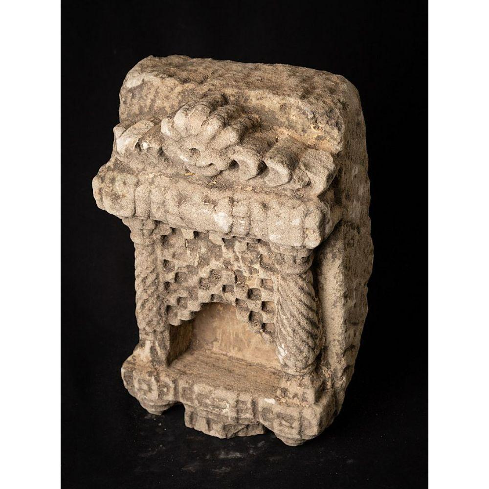 19th Century Antique sandstone shrine from India from India For Sale