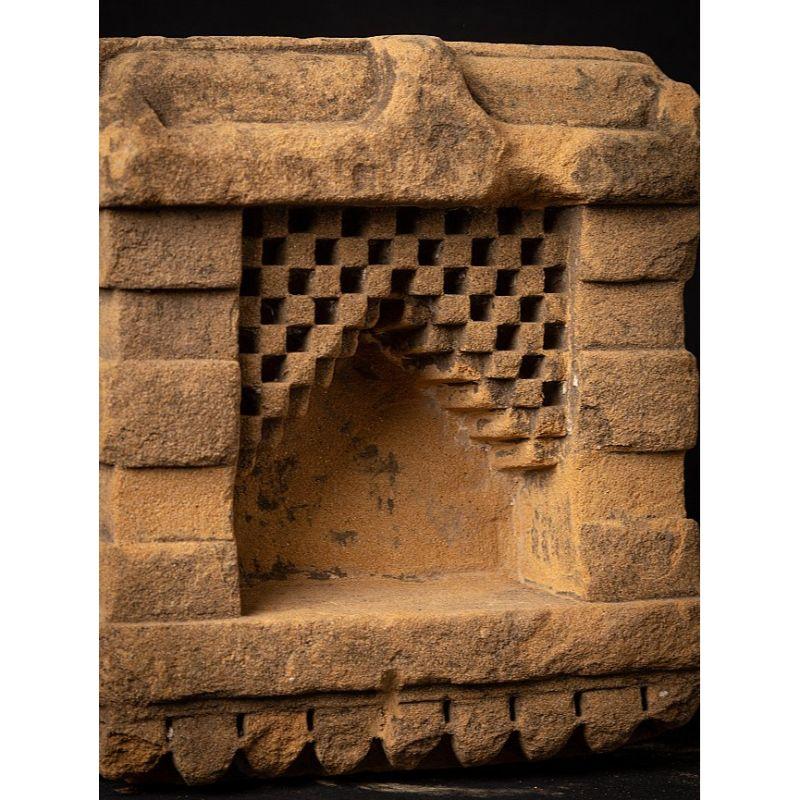 Antique Sandstone Shrine from India from India For Sale 3