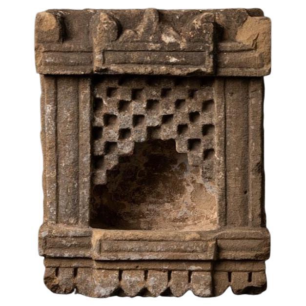 Antique Sandstone Shrine from India from India For Sale
