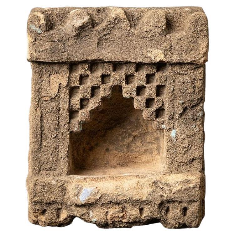 Antique Sandstone Shrine from India from India For Sale