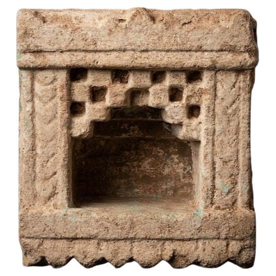 Antique Sandstone Shrine from India from India For Sale