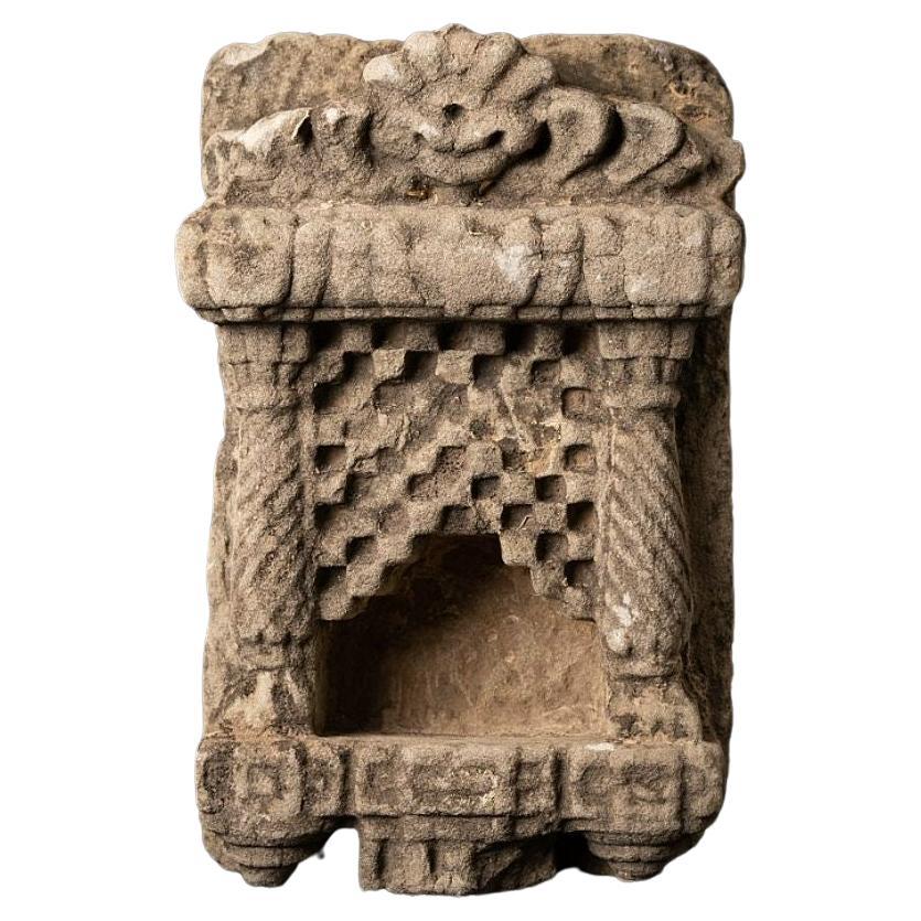 Antique sandstone shrine from India from India For Sale