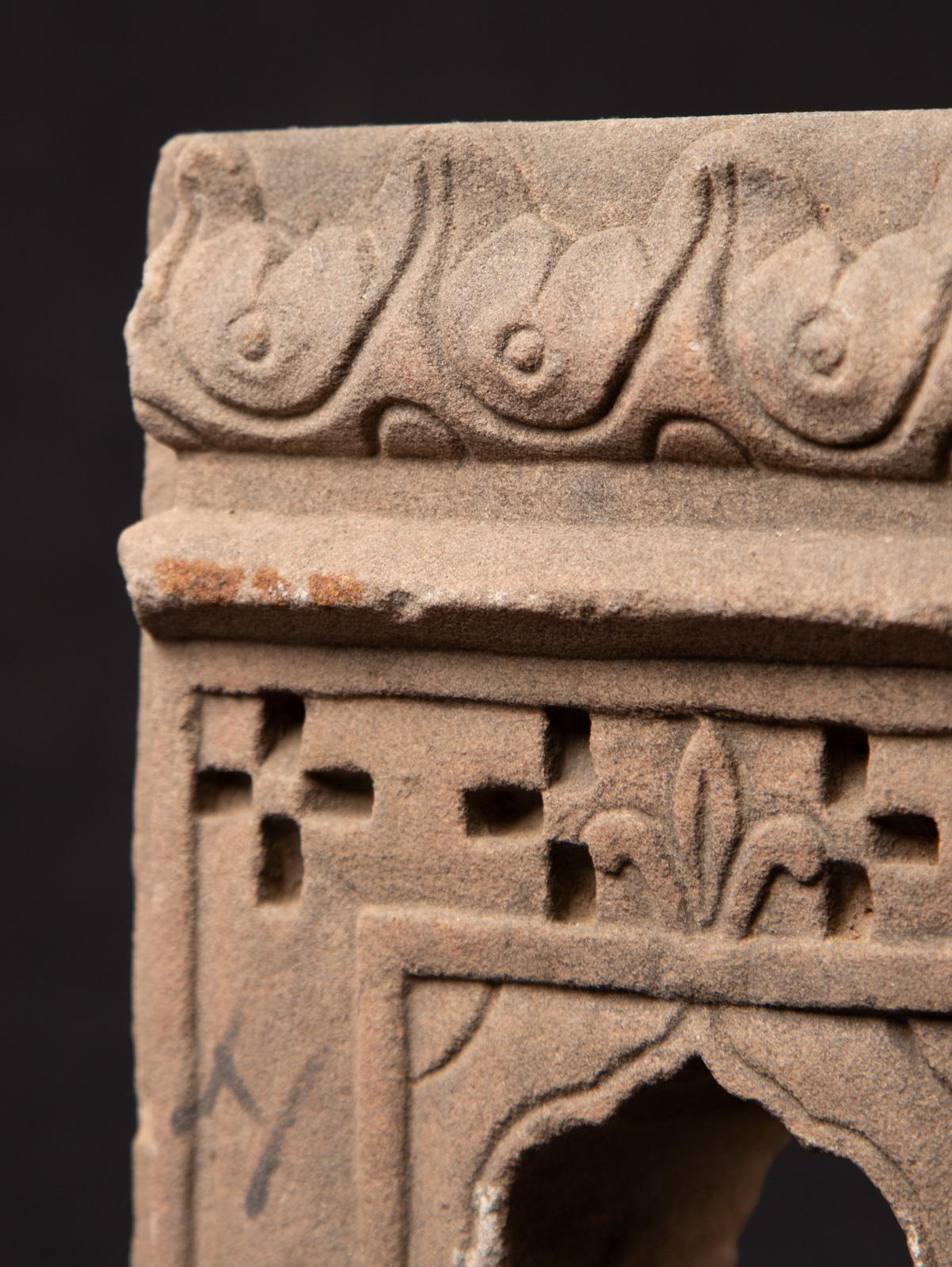 Antique sandstone temple from India from 19 Century - OriginalBuddhas For Sale 4