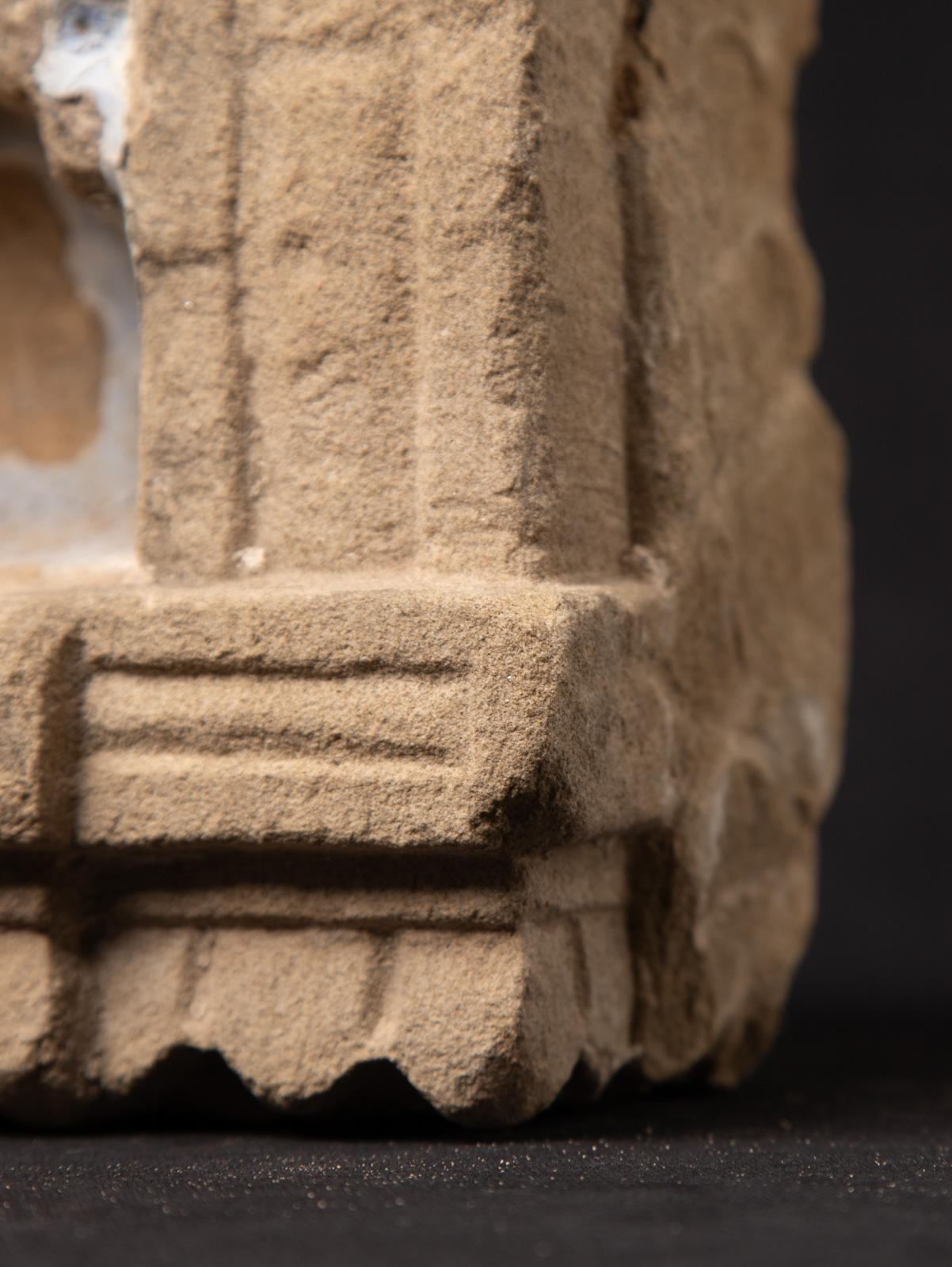 Antique sandstone temple from India from 19 Century - OriginalBuddhas For Sale 6