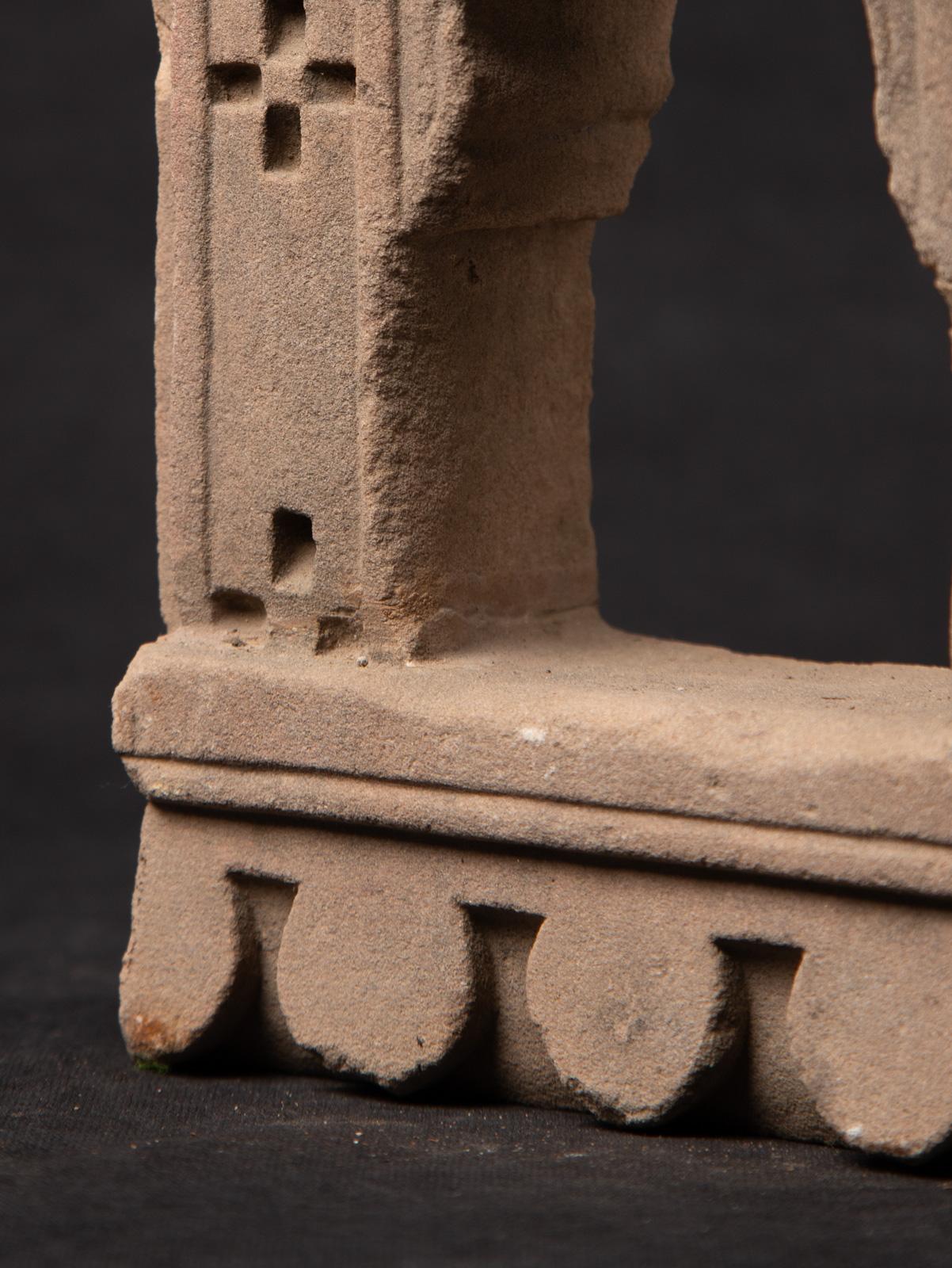 Antique sandstone temple from India from 19 Century - OriginalBuddhas For Sale 7