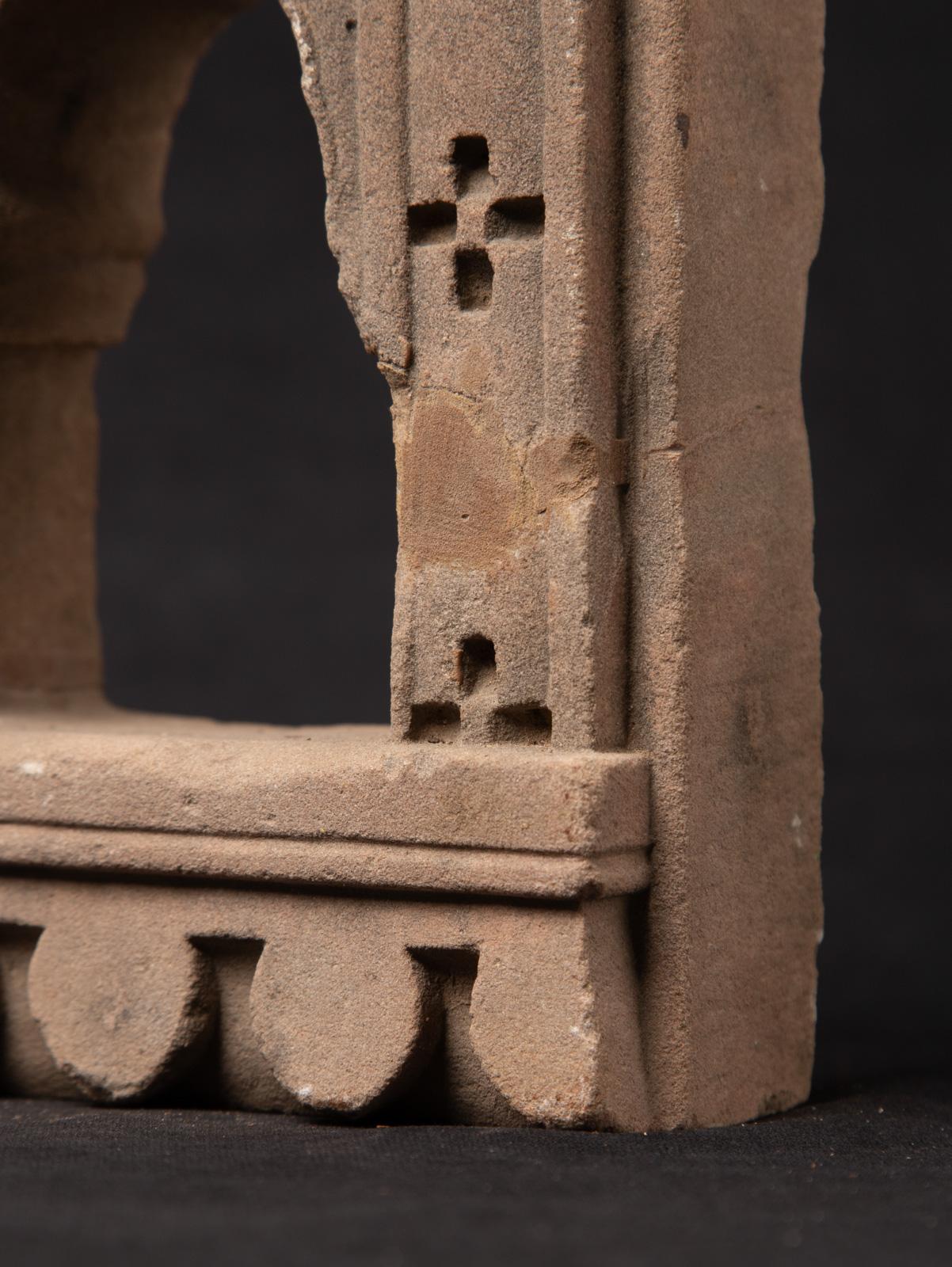 Antique sandstone temple from India from 19 Century - OriginalBuddhas For Sale 8