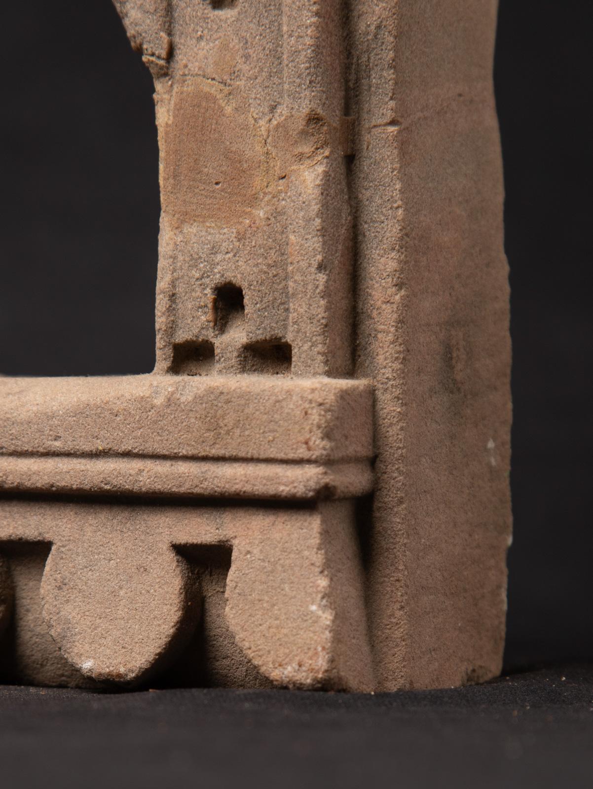 Antique sandstone temple from India from 19 Century - OriginalBuddhas For Sale 9