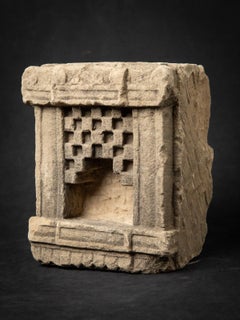 Antique sandstone temple from India from 19 Century  OriginalBuddhas