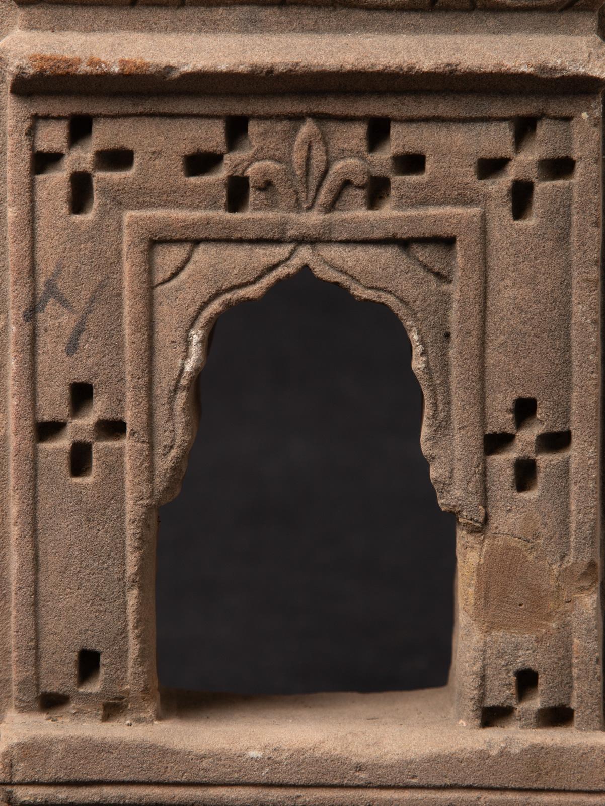 Sandstone Antique sandstone temple from India from 19 Century - OriginalBuddhas For Sale