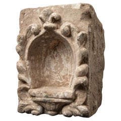 Antique sandstone temple from India from 19 Century - OriginalBuddhas