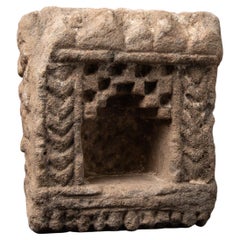 Antique sandstone temple from India from 19 Century - OriginalBuddhas