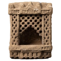 Antique sandstone temple from India from 19 Century - OriginalBuddhas