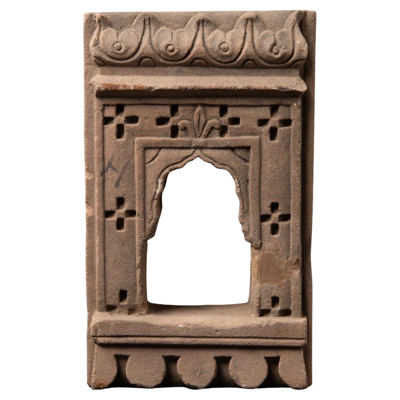 Antique sandstone temple from India from 19 Century - OriginalBuddhas