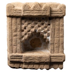 Antique sandstone temple from India from 19 Century - OriginalBuddhas