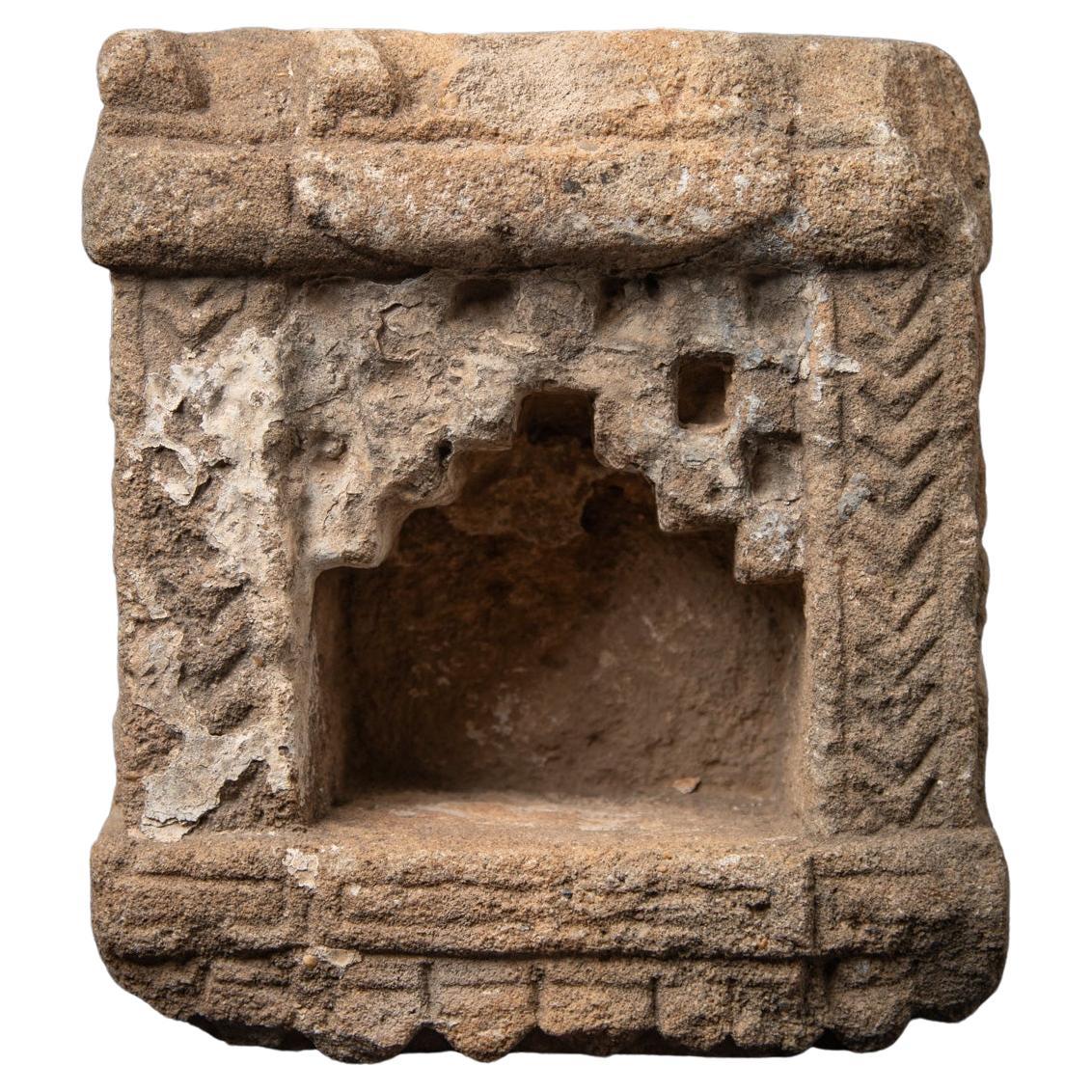 Antique sandstone temple from India from 19 Century - OriginalBuddhas