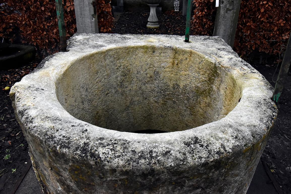 Mid-19th Century Antique Sandstone Well from the 19th Century