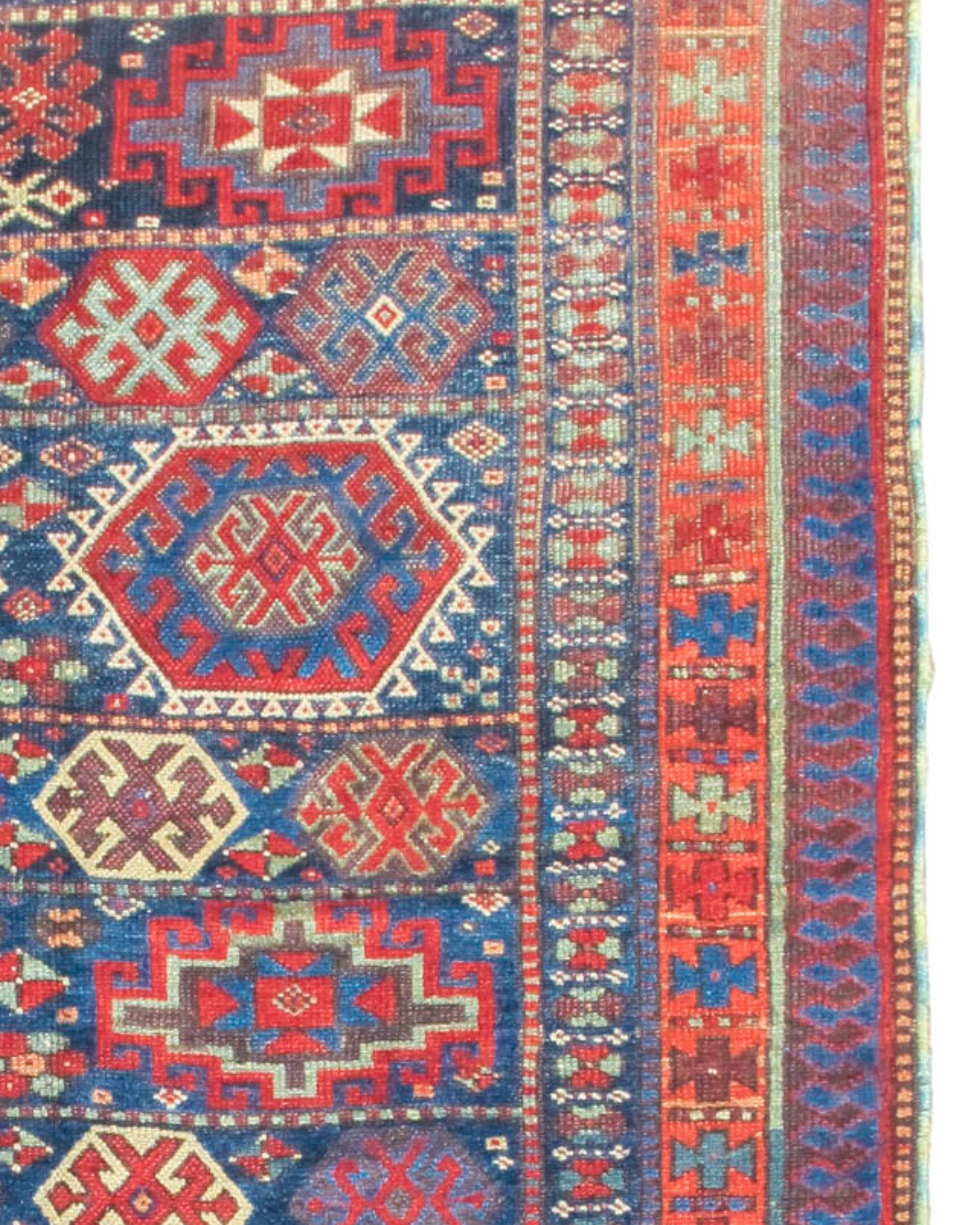 Antique Persian Sanjabi Kurd Rug, Late 19th Century

Additional Information:
Dimensions: 7'11